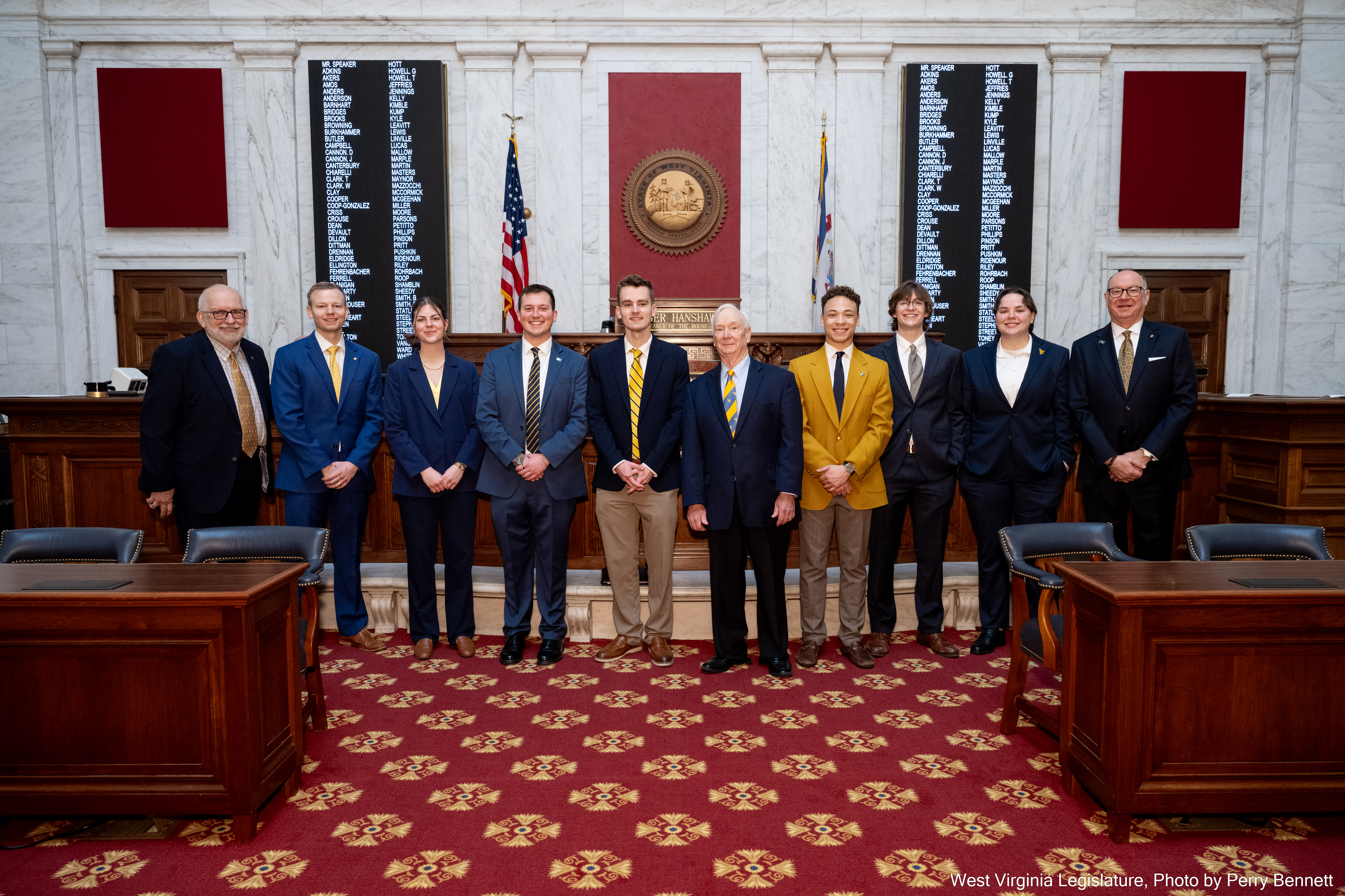 SGA members at Big 12 on the Hill in Washington DC 